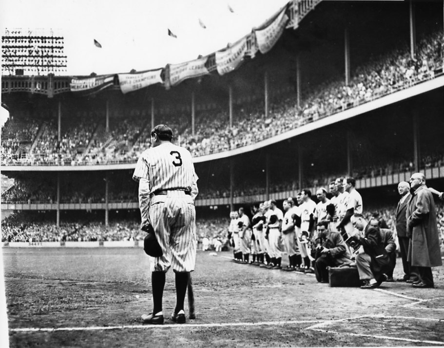 Nat Fein's Pulitzer-Prize photo of Babe Ruth