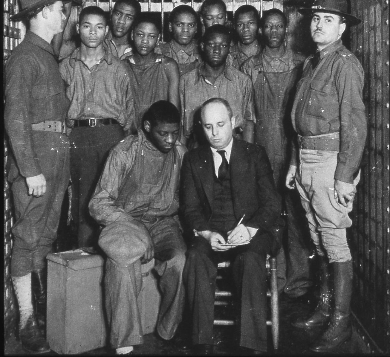 The Scottsboro defendents and Samuel Leibowitz